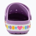 Klapki dziecięce Crocs Bayaband Charm Band Clogs orchid 7