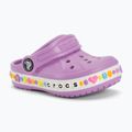 Klapki dziecięce Crocs Bayaband Charm Band Clog Toddler orchid 2