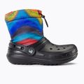 Śniegowce dziecięce Crocs Classic Lined Spray Dye Boot Kids black/multi 2