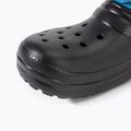 Śniegowce dziecięce Crocs Classic Lined Spray Dye Boot Kids black/multi 7