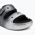 Klapki Crocs Classic Cozzzy Glitter Sandal black/silver 7