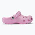 Klapki dziecięce Crocs Classic Glitter Clog Kids flamingo 3