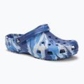 Klapki Crocs Classic Marbled Clog blue bolt/multi