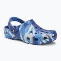 Klapki Crocs Classic Marbled Clog blue bolt/multi 2
