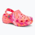 Klapki damskie Crocs Classic Platform Marbled guava/multi 2