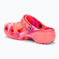 Klapki damskie Crocs Classic Platform Marbled guava/multi 4