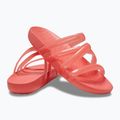 Klapki damskie Crocs Splash Glossy Strappy neon watermelon 13