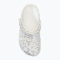 Klapki dziecięce Crocs Classic Starry Glitter white 6