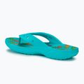 Japonki damskie Crocs Baya II Graphic Flip digital aqua/multi 3