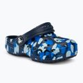 Klapki dziecięce Crocs Baya Graphic Clog navy