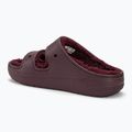 Klapki Crocs Classic Cozzzy Sandal dark cherry 3