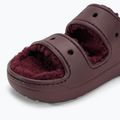 Klapki Crocs Classic Cozzzy Sandal dark cherry 7