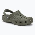 Klapki Crocs Classic Crocskin dusty olive 2