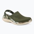 Klapki Crocs LiteRide 360 Marbled Clog army green/multi 2
