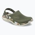 Klapki Crocs LiteRide 360 Marbled Clog army green/multi 9