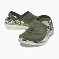 Klapki Crocs LiteRide 360 Marbled Clog army green/multi 10
