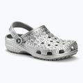 Klapki Crocs Classic Metallic Crocskin silver 2