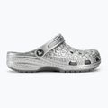Klapki Crocs Classic Metallic Crocskin silver 3