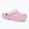 Klapki dziecięce Crocs Classic Glow in the Dark flamingo