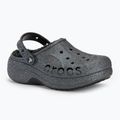 Klapki damskie Crocs Baya Platform Lined Glitter Clog black giltter 2