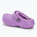 Klapki dziecięce Crocs Classic Lined Clog Toddler orchid 4