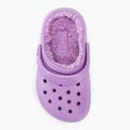 Klapki dziecięce Crocs Classic Lined Clog Toddler orchid 6