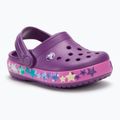 Klapki dziecięce Crocs Crocband Lights Clog Toddler amethyst 2
