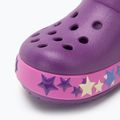 Klapki dziecięce Crocs Crocband Lights Clog Toddler amethyst 8