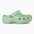 Klapki damskie Crocs Classic Platform Clog fair green 3