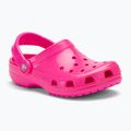 Klapki dziecięce Crocs Classic Neon Highlighter Clog pink crush 2