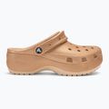 Klapki damskie Crocs Classic Platform Glitter shitake 3