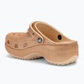 Klapki damskie Crocs Classic Platform Glitter shitake 4