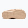 Klapki damskie Crocs Classic Platform Glitter shitake 5