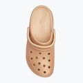 Klapki damskie Crocs Classic Platform Glitter shitake 6