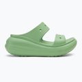 Klapki damskie Crocs Classic Crush Sandal fair green 2