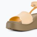 Sandały damskie Crocs Brooklyn Ankle Strap Wedge shitake 8