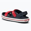 Sandały dziecięce Crocs Crocband Cruiser Kids navy/varsity red 3