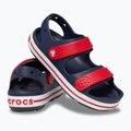 Sandały dziecięce Crocs Crocband Cruiser Toddler navy/varsity red 10