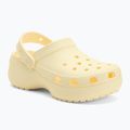 Klapki damskie Crocs Classic Platform Clog buttercream 2