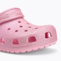 Klapki dziecięce Crocs Classic Glitter Clog Kids pink tweed glitter 8