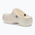 Klapki damskie Crocs Classic Platform Glitter chalk 4