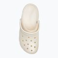 Klapki damskie Crocs Classic Platform Glitter chalk 6