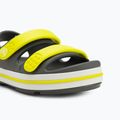 Sandały dziecięce Crocs Crocband Cruiser Toddler slate grey/acidity 7
