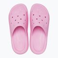 Klapki damskie Crocs Stomp Slide pink tweed 12