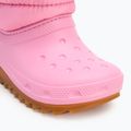 Śniegowce dziecięce Crocs Classic Neo Puff Boot Toddler pink tweed/gum 7