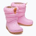 Śniegowce juniorskie Crocs Classic Neo Puff pink tweed/gum 10