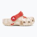 Klapki dziecięce Crocs Classic Heart Print Clog sandstone 3