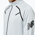 Bluza piłkarska męska New Balance Tenacity Football Training Track light aluminium 4