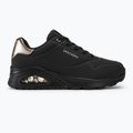 Buty damskie SKECHERS Uno Golden Air black/black/metalic 2