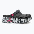 Klapki damskie SKECHERS JGoldcrown Max Cushioning Foamies Love True black 3